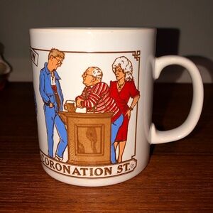 3/$40 Coronation Street Kilncraft vintage mug